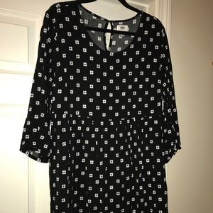 Black Lon sleeve dress
